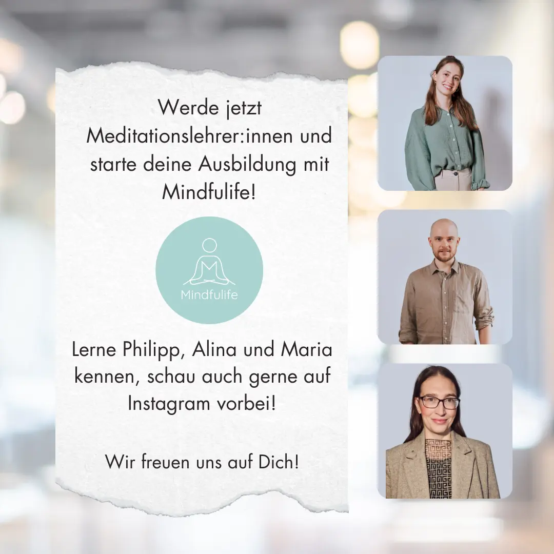 Meditationlehrer Meditationslehrerin Ausbildung Lehrer Mindfulife