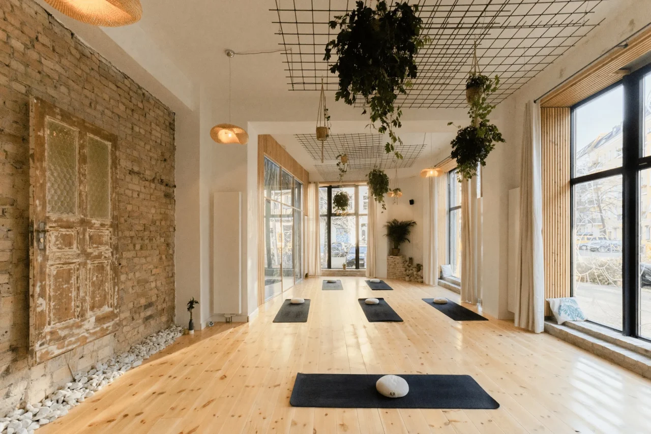 Bild eines Yogastudios